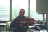 Carl at BBC WM, 3rd July 2002, Photo by Helen Macdonald