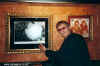 Ace with John Bonham! Hard Rock Cafe, 4th July 2002. Photo by Rob Caiger.