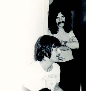 Carl backstage with Roy in the 1960s