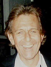 Carl outside the Phoenix Theatre, London, November 1995