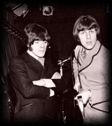 Carl with Roy Wood, celebrating 1st Anniversary of Tiles Club